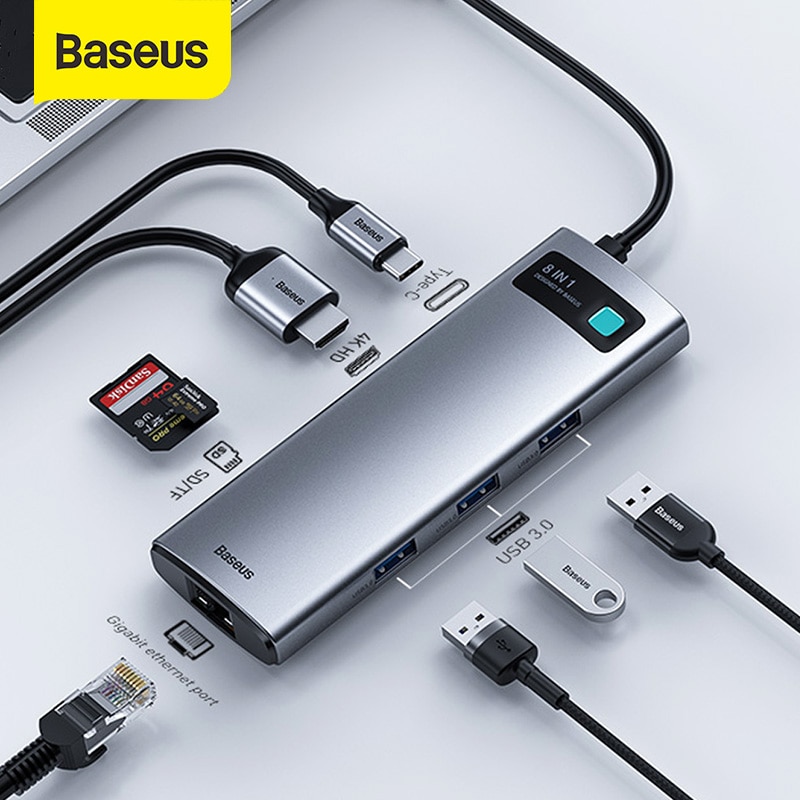 Baseus hub type c driver не видит hdmi